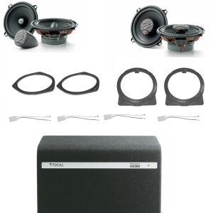 Kit 6 altoparlanti + Subwoofer Bomba Focal Universal per Honda Civic EP1 2001-2006