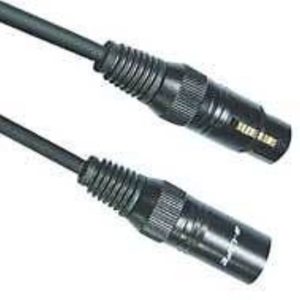 CAVETTO a-LIFE SP. CANNON - PR. CANNON 20,0 mt D.6,0 mm, NERO CONTATTI DORATI