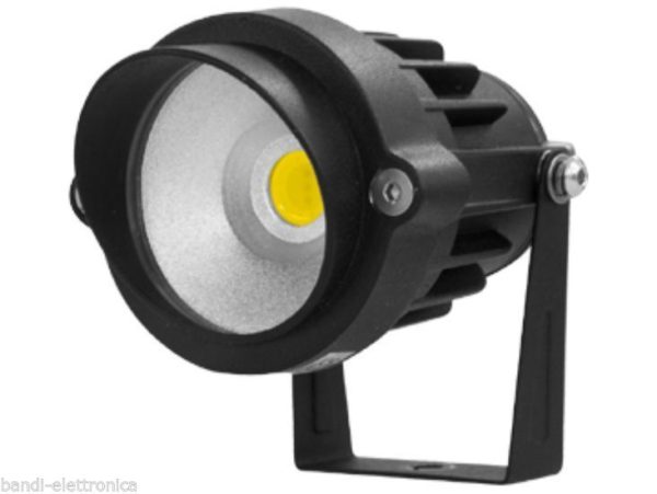 Faretto decorativo led per esterni 5W luce calda