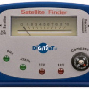 STRUMENTO CERCA SATELLITE -SATELLITE FINDER MARCA DIGITSAT CON BUZZER  E BUSSOLA