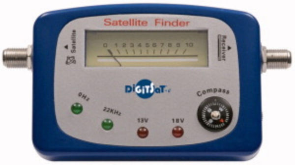STRUMENTO CERCA SATELLITE -SATELLITE FINDER MARCA DIGITSAT CON BUZZER E BUSSOLA