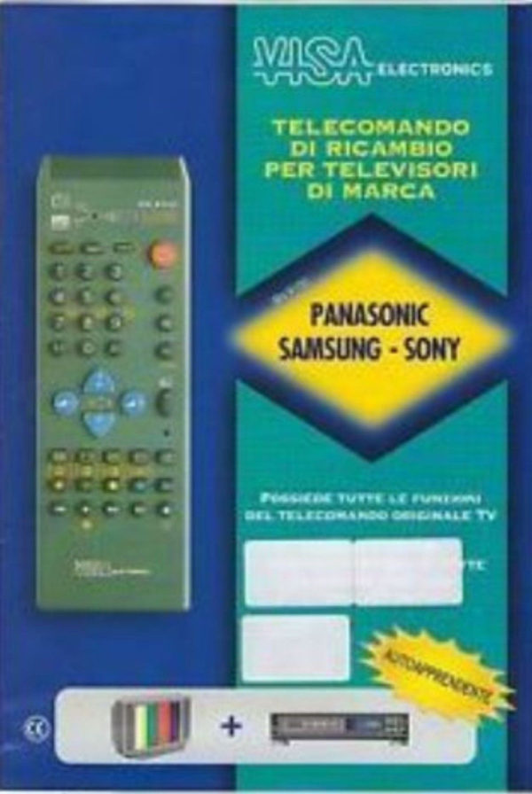 TELECOMANDO DI RICAMBIO PANASONIC SAMSUNG SONY VISA