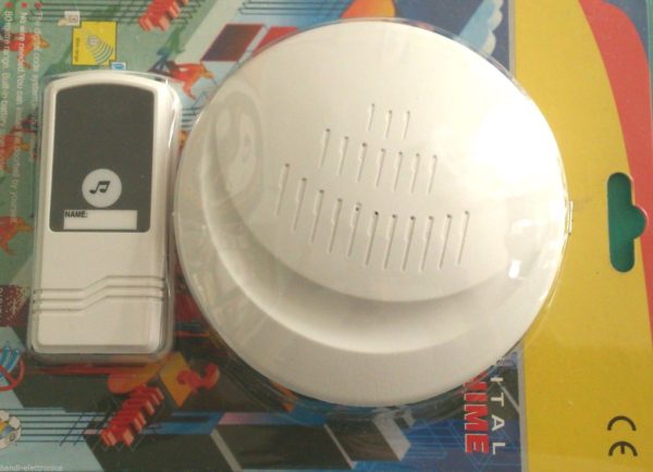 CAMPANELLO SENZA FILI WIRELESS 80 METRI DISTANZA / SENZA FILO DIN DON