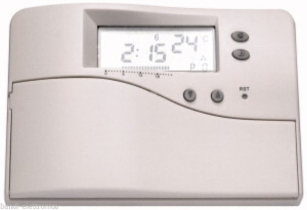 Cronotermostato digitale programmabile con display LCD