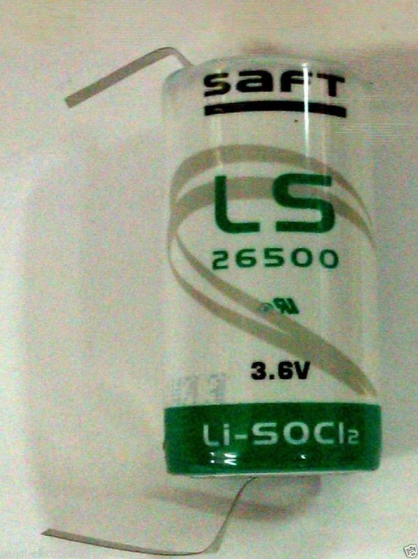 PILA AL LITIO MEZZA TORCIA C 3,6 VOLT 7,7 Ah LITHIUM BATTERY NON RICARICABILE