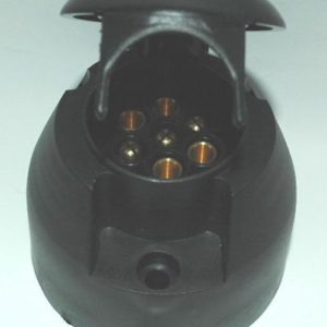 PRESA 7 PIN /POLI PER CARRELLI,CARAVAN,AUTO,RIMORCHI