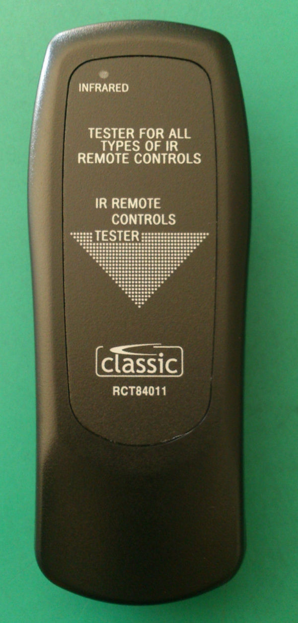 TESTER PER TUTTI I TIPI DI TELECOMANDI INFRAROSSI - CON  SPIA LED / BUZZER