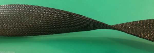 5 metri Calza poliestere espandibile nera 30mm protezione canna pesca