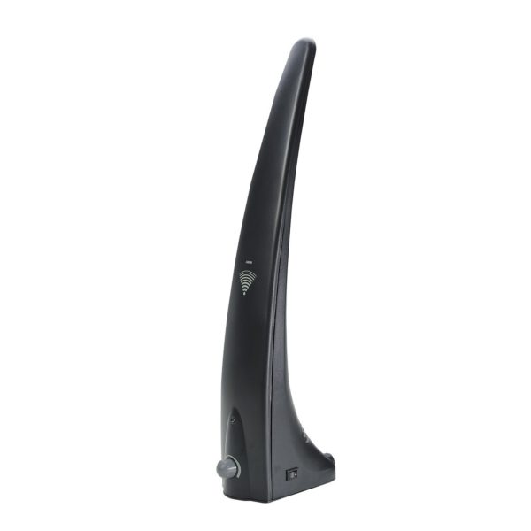 ANTENNA AMPLIFICATA PER INTERNO PER RADIO AM / FM - GUADAGNO  REGOLABILE 25 dB