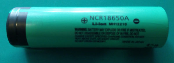 Batteria lithio ricaricabile 18650 3,6V-2900MAH per Torcia subacquea