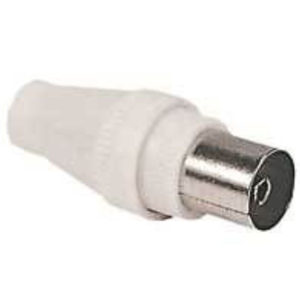 CONFEZIONE 10 PZ PRESA tv 75 Ohm 9,5mm SCHERMATA "FEMMINA"