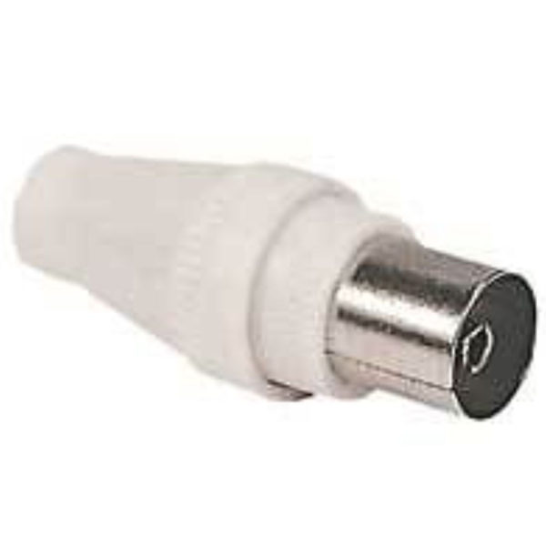 CONFEZIONE 10 PZ PRESA tv 75 Ohm 9,5mm SCHERMATA "FEMMINA"