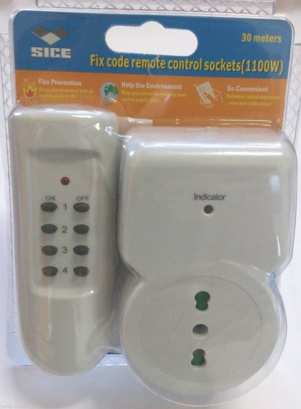 kit telecomando presa per accendere spegnere apparecchiature wireless SICE