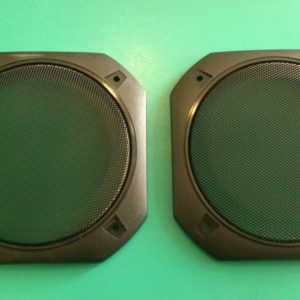 Coppia griglie altoparlanti per altoparlanti  ø 130 - dimensione 140 x 140 mm  a
