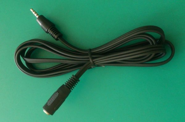Cavo prolunga 1,5 metri  Audio Stereo Jack 3.5mm - Maschio Femmina 4 CONTATTI