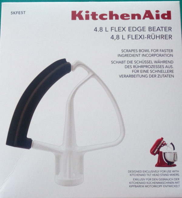 KitchenAid 5KFE5T Frusta piatta con bordo flessibile, Accessorio per Robot