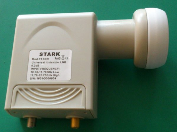 LNB SCR MONOCAVO PER 4 RICEVITORI (SKY) + 1 NORMALE