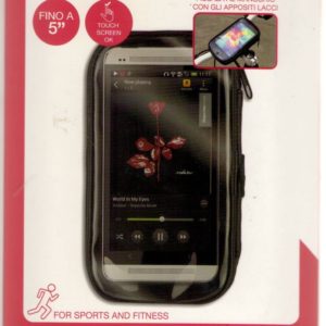 Supporto da bicicletta/moto - nero per smartphone fino a 5''