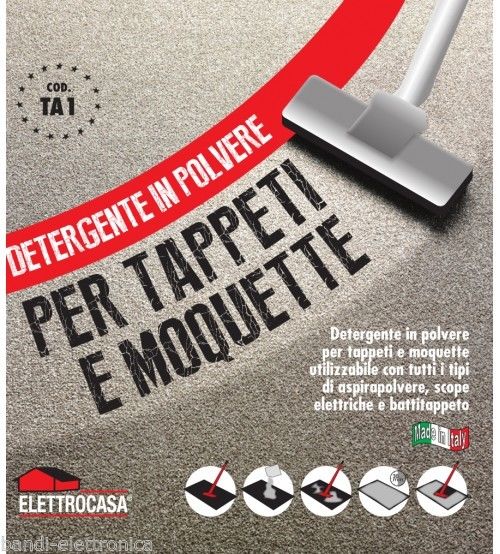 TA1 - DETERGENTE IN POLVERE PER TAPPETI E MOQUETTE - Bandi Srl