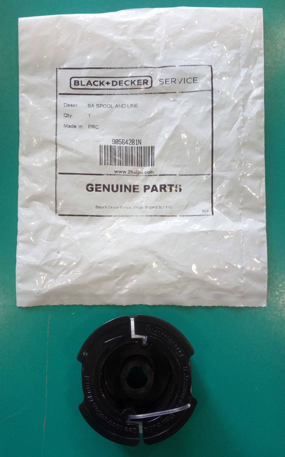 Bobina e rocchetto filo originale tagliabordi Black & Decker mod. GLC1823L