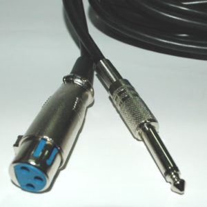 Cavo audio Cannon spina 6,3 mono -presa 3 poli 6 METRI HIGH QUALITY-IMG STAGE