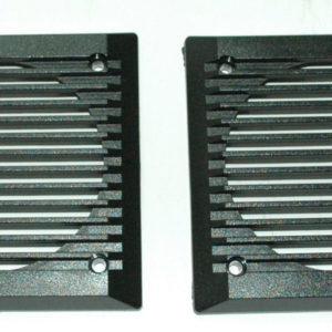 Coppia griglie altoparlanti per altoparlanti  ø 100 - dimensione 110 x 110 mm