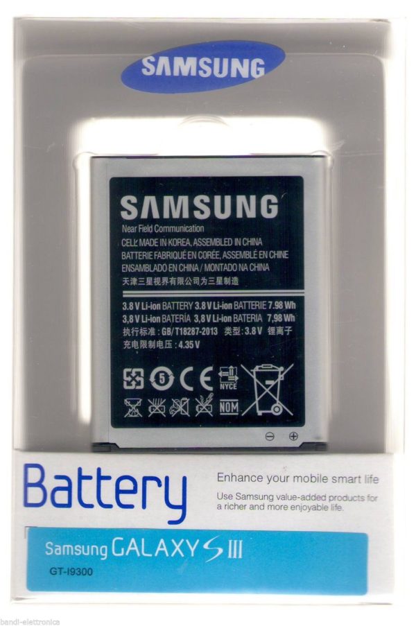 Samsung EB-L1G6LLU L1G6LLU EB-L1G6 Batteria Li-Ion per Samsung Galaxy S3 S III