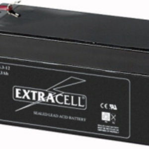 BATTERIA RICARICABILE AL PIOMBO SIGILLATA 12 VOLT 3,3 Ah MARCA EXTRACELL
