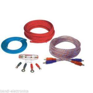 Kit DIETZ installazione amplificatore completo per auto CONTATTI DORATI