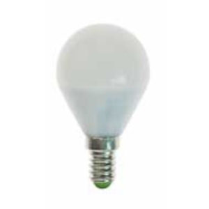 LAMPADA LED MINISFERA P45, E14 4W, LED , LUCE FREDDA 6500K, 220Vac, LUMEN 330