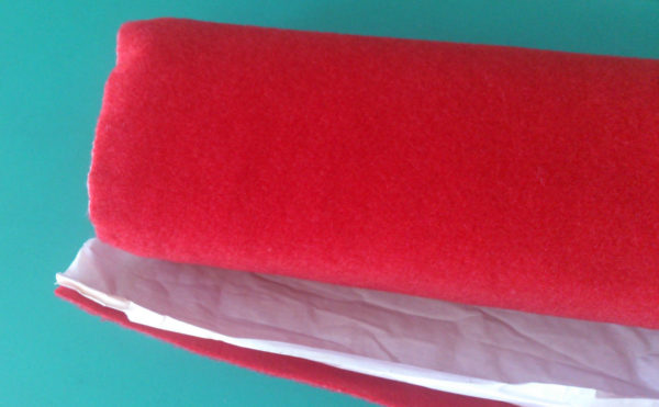 Moquette Adesiva Acustica Rosso foglio misura 70X140