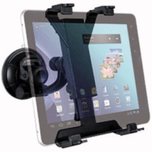 SUPPORTO UNIVERSALE TABLET  IPAD DA 8” A 12,1” DA AUTO VERSIONE DA PARABREZZA