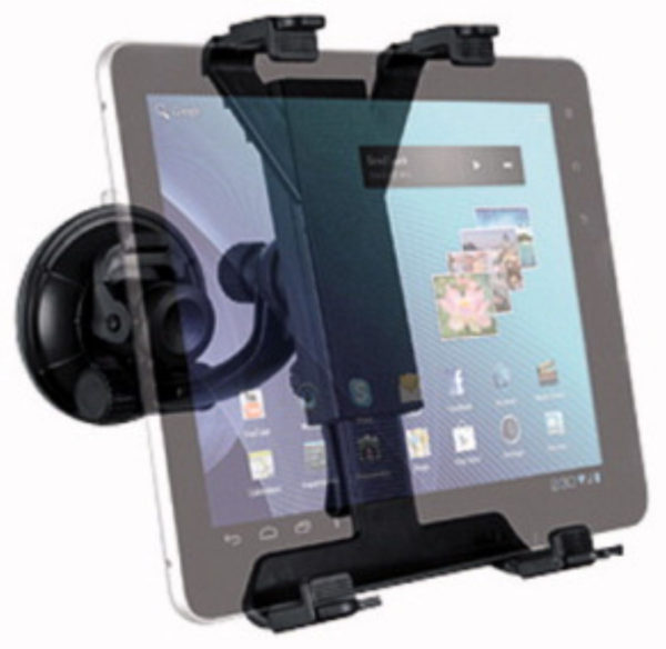 SUPPORTO UNIVERSALE TABLET IPAD DA 8” A 12,1” DA AUTO VERSIONE DA PARABREZZA