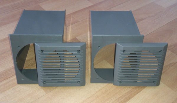 BOX CASSE + GRIGLIE PANDA VECCHIO MODELLO COLORE GRIGIO DIAMETRO 100