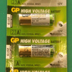 Blister 5 pezzi GP 23 A  PILA batteria 12V ALKALINA GP  per telecomandi 23A