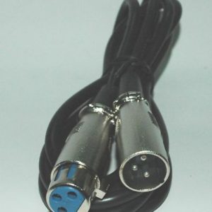 Cavo audio tipo Cannon XLR spina-presa 3 poli 2 metri PROLUNGA CANNON