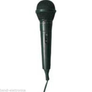MICROFONO NERO UNIDIREZIONALE DINAMICO