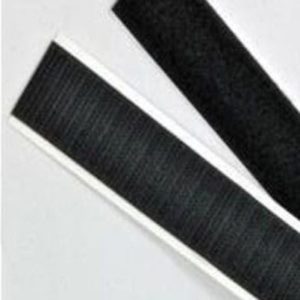 ROTOLO VELCRO ADESIVO NERO MASCHIO- FEMMINA 2 cm X 5 metri