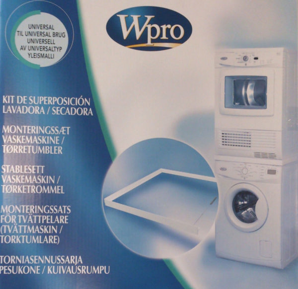 wpro whirlpool kit impilaggio colonna bucato asciugatrice lavatrice 60X60 CM