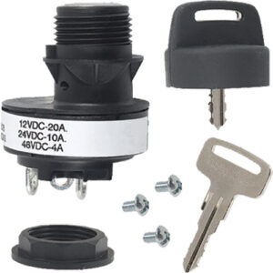 Honeywell 84829-07 interruttore a serratura chiave 12 volt 20 ampere 2 posizioni