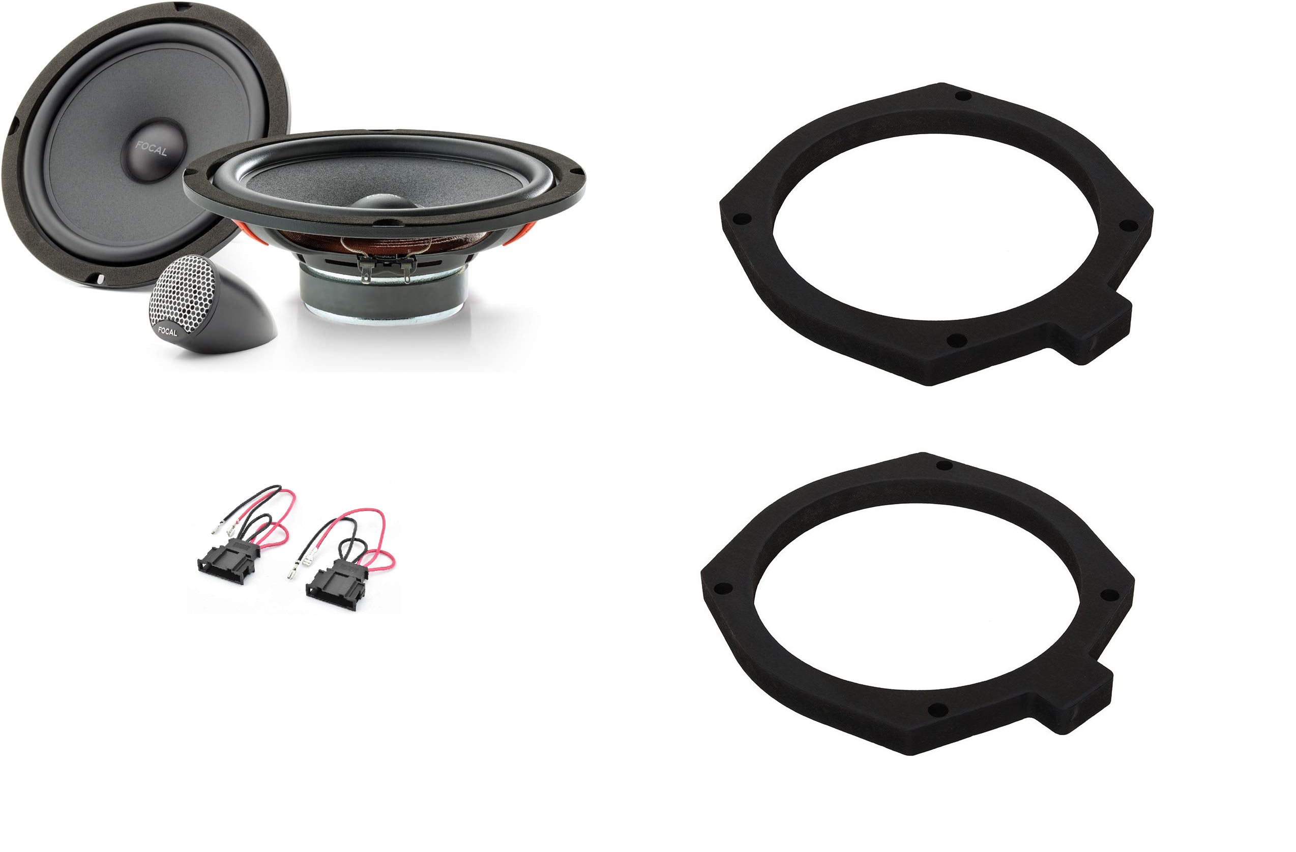 Kit altoparlanti Focal Universal per Porsche Cayman 981 serie dal 2013 al 2016