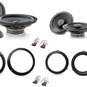 Kit 6 altoparlanti Focal Universal per Audi A1 serie 8X Anteriori e Posteriori