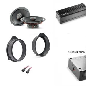 Kit Focal Sound Up  per Seat Leon serie (5F) dal 2012 al 2019 altoparlanti + amplificatore + Subwoofer
