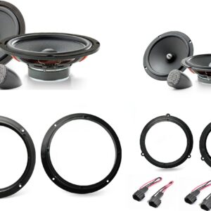 Kit 8 altoparlanti Focal per Audi A7 Sportback 4G Anteriori e Posteriori