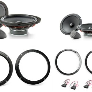 Kit 8 altoparlanti Focal Universal per Volkswagen Tiguan II (2016-2024) Anteriori e Posteriori