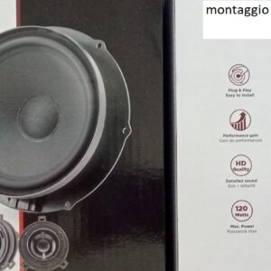 Kit 8 altoparlanti Focal per VW jetta V berline (2005-2010) 1km