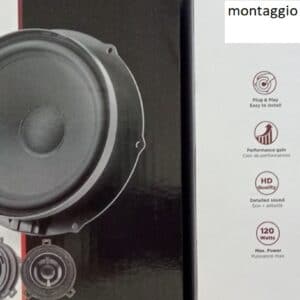 Kit 8 altoparlanti Focal per VW Golf V plus suv 2005-2014 1k