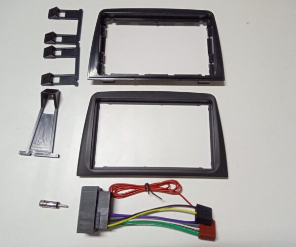 Kit montaggio autoradio stereo 1 - 2 DIN Alfa Romeo Mito nera