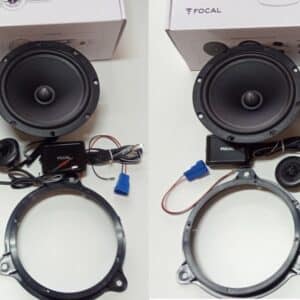 Kit 8 altoparlanti Focal per Nissan Qashqai 06-14 Anteriori e Posteriori