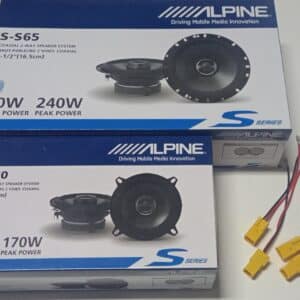 Kit altoparlanti Alpine serie S-S65 S-S50 per Alfa Romeo 146 (165mm+130mm)